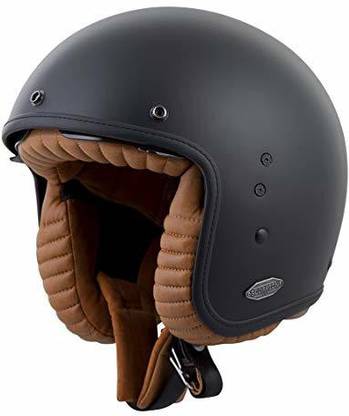 Scorpion Exo Belfast 3/4 Open Face Helmet (Matte Black, Large) [CAT_6484] Motorbike Helmet