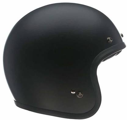 BELL Custom 500 Unisex-Adult Open face Street Helmet (Solid Matte Black, X-Small) Motorbike Helmet