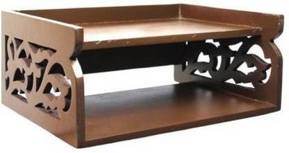 XYLM Beautiful Traditional Small Temple for Home ,Office and Other Multi purpose Utility Engineered Wood Home Temple