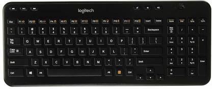 Logitech K360 Wireless Standard Desktop Keyboard Compatible with Desktop, Laptop, Mac