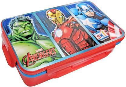 SKI Rolex Inner Marvel Avengers 2 Containers Lunch Box
