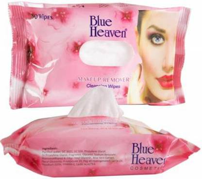 BLUE HEAVEN Makeup Remover Cleansing Wipes Makeup Remover