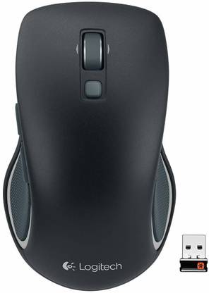 Logitech M560 Wireless Mouse – Hyper-fast Scrolling, Full-Size Ergonomic Design for Right or Left Hand Use Wireless Ambidextrous Optical Mouse