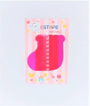 ESTAPE Estape Memo Style Sticky Notes(Christmas Stocking) 24 Sheets Writable and reuseable Creative Designed Memo, 1 Colors