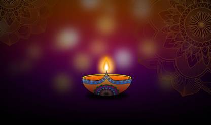 Dawali Lights Festival Paper Print