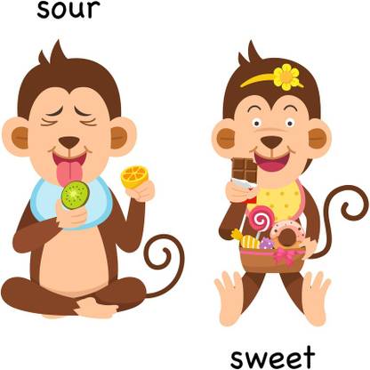 KD difference between sour and sweet Sticker Poster|| Paper Print