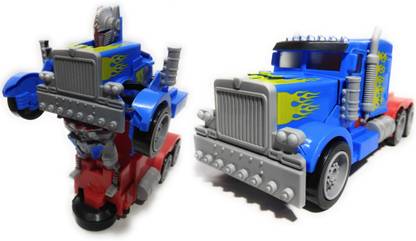 SoftPlay Transforming Optimum Prime One Button Transforming Autobot Truck