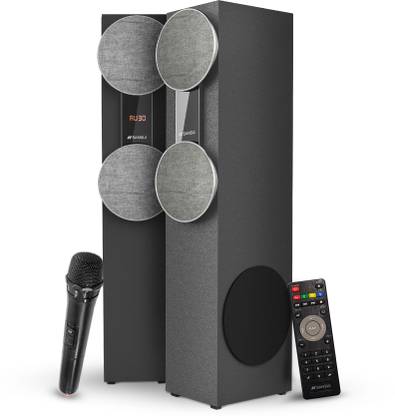 Sansui WaveBlast 2 Karaoke Compatible, Thunder Bass, Stereophonic Sound 84 W Bluetooth Tower Speaker