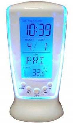 SHOP STOREFRONT Digital White Clock