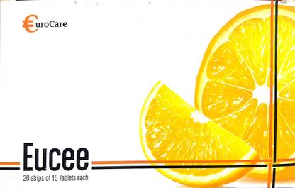 EUROCARE Eucee Vitamin C 500 mg Chewable Tablets Pack of 90 tablets
