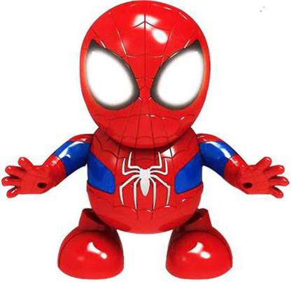 Toyzwonder Avengers Dance Hero Dancing Robot 19CM Tall Spiderman Toy with Light & Music