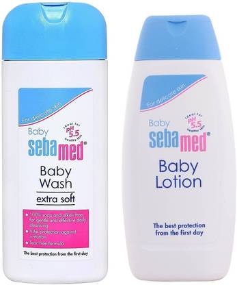Sebamed Baby Wash With baby Lotion