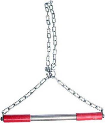 COGNANT SPORTS & FITNESS Chrome Plated 5ft. Chain Length Chin-Up / Height Increasing BAR Chin-up Bar