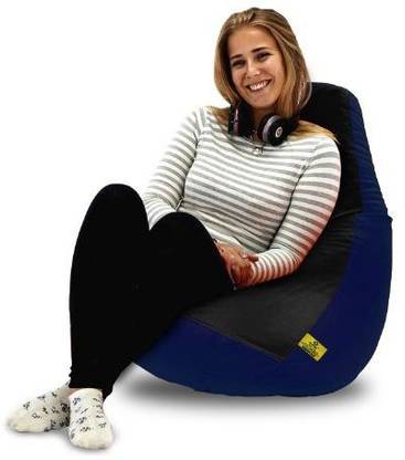 Dolphin Bean Bags XL Bean Bag Chair  With Bean Filling