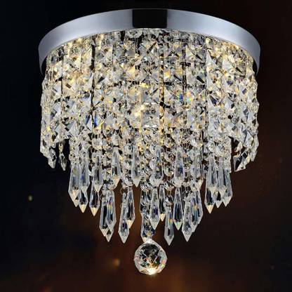 K9 CRYSTAL PRODUCTS Chandelier for Living Room Ceiling Light W 8'' * H 12'' Warm White K9-9PQ3 Chandelier Ceiling Lamp