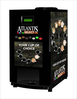 ATLANTIS 7 Options Tea Coffee & Soup Vending Machine 3 Cups Coffee Maker