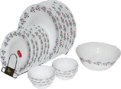 DIVA FROM LAOPALA Opalware Dinner Set Laurel Vine Dinner Set