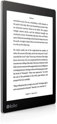 KOBO Aura One eReader (7.8" Carta HD Display, 300 ppi 1872x1404 Resolution, Waterproof, With ComfortLight PRO, 8GB storage) eBook Reader / Eink Tablet / E-reader