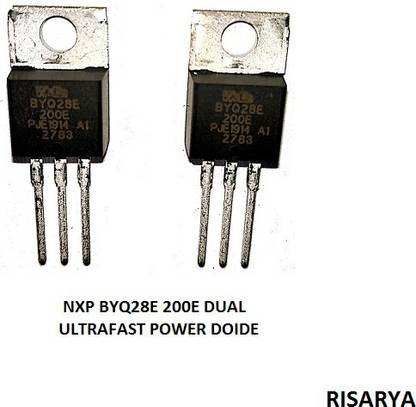 RISARYA NXP BYQ28E 200E,2PCS ,TO-220AB,POWER DOIDE,RECTIFIER DOIDE Electronic Components Electronic Hobby Kit