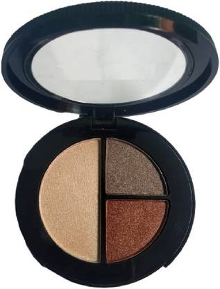 GLOWY LUXURY LADY GAUDY TRENDY 3 COLOR METALLIC EYESHADOW 4.5 ml