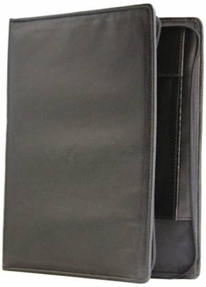 SPS Leather Sillai 503 Zipper Conference Folder