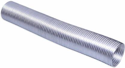 Sunflame Chimney exhaust pipe size is 4 Inch, Material - Aluminium Aluminium chimney exhaust flexible Hose Pipe