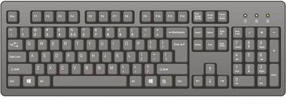 Moka soft touch Keyboard Wired USB Standard Laptop Keyboard Compatible with Desktop, Laptop, Mac