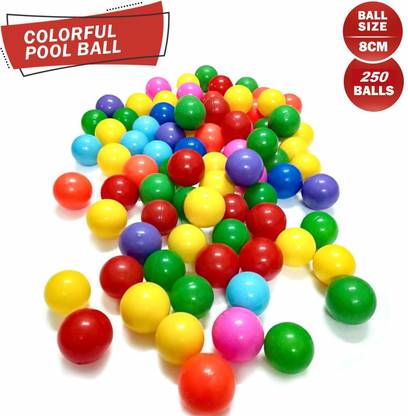 Crazeis 250 Multicolor Balls for Ball Pools/ Ball pits
