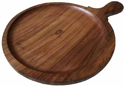 RIYA Pizza Plate Board Racket, Slim, 10 Inch Pizza Tray