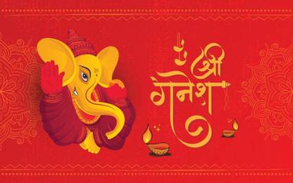 shree ganesh M A Paper Print