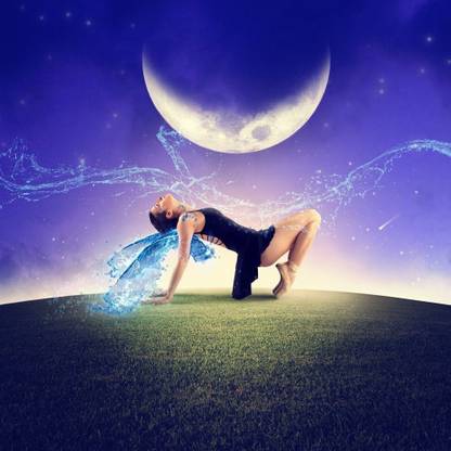 Dancer With Wings Dancing Under The Moon Moon Quotes Wall Poster Romantic Poster Moon Poster Paper Print Decorative Posters In India Buy Art Film Design Movie Music Nature And Educational Paintings Wallpapers At Flipkart Com