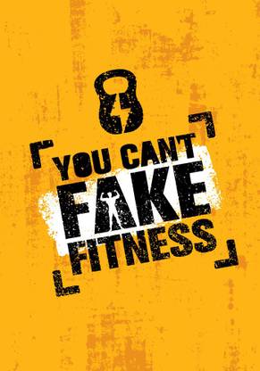 KD you cant fake Sticker Poster|Motivational Poster| Paper Print