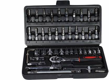 TOTAM Tool Kit & Socket Stubby Screwdriver Set