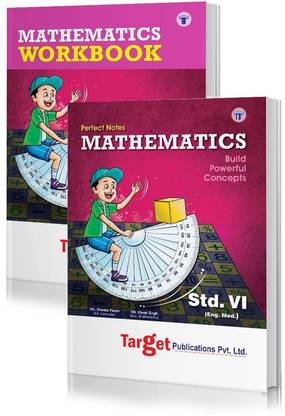 Std 6 Perfect Maths Notes And Workbook | English Medium | Maharashtra State Board Books | Includes Textual Question Answers, MCQs, Ample Practice Questions, Unit And Semester Papers | Based On Std 6th New Syllabus | Set Of 2 Books