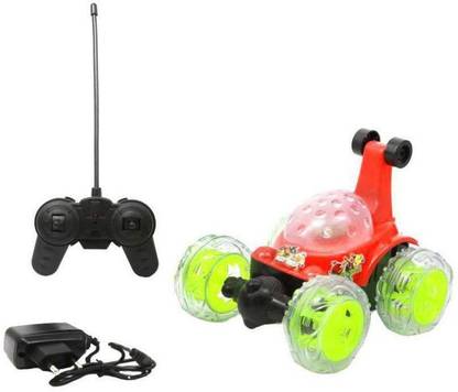 BE UNIQUE Angry Bird Rechargeable Remote Controlled Stunt Car 360-Digree Big-Bang Rock-N-Roll R/C Car's. (Multicolor)