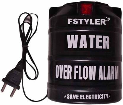 FStyler Poojaa Water Tank Overflow Alarm with High Quality Voice Sound Overflow (Made in India) - Water Alarm Wired Sensor Security System