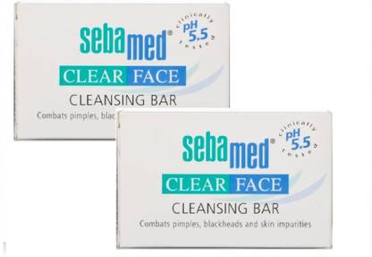 Sebamed Clear Face Soap Bar Pack 100 x 2