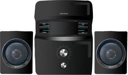 Unitech 2.1 Home Theater Speaker System Bluetooth Multimedia Speaker Compatible with TV/Laptop/Smartphones/Multimedia Devices,Black 150 W Bluetooth Home Theatre