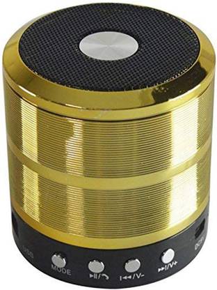 hitvill ws-887 Bluetooth Speaker High Quality Sound Deep Bass ( Gold ) 4 W Bluetooth Speaker