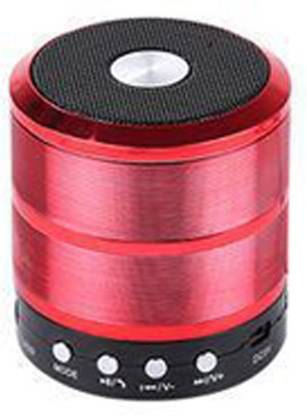hitvill 7 Bluetooth Speaker High Quality Sound Deep Bass ( Red ) 4 W Bluetooth Speaker