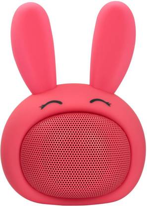 Elite Warehouse EliteiCutes Portable Bluetooth Wireless Speaker, Cute Pink Bunny 3 W Bluetooth Speaker