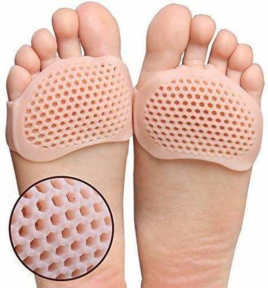 CareHut Soft Silicon Gel Half Toe Sleeve Forefoot Pads For Pain Relief Foot Support