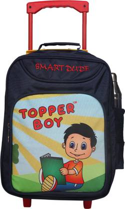 Topper Stroller Backpack for School Kids Waterproof Trolley School Bag For Primary Class 1st to 4th Std ( Age : upto 9 years ) Waterproof Trolley