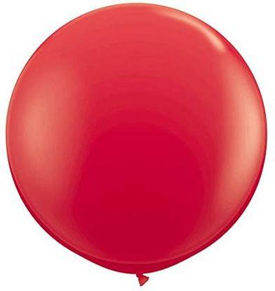 Wanna Party Solid Red Bladder Balloon - 1PC Balloon