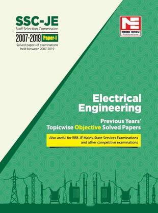 2020 Ssc Je Electrical Engineering - Previous Year Objective Solved Papers  - Previous Years' Topicwise Objective Solved Papers 4 Edition