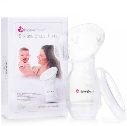 NatureBond Silicone Breastfeeding Manual Breast Pump   - Manual
