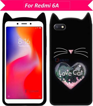 Dgeot Back Cover For Xiaomi Redmi 6a Love Cat Heart Design Meow Ear Kitty Special S Girls Soft Silicon Cover Black Dgeot Flipkart Com