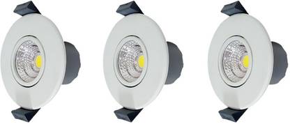Wipro Garnet 3W MINI LED Spotlight 2700K Recessed Ceiling Light Ceiling Lamp