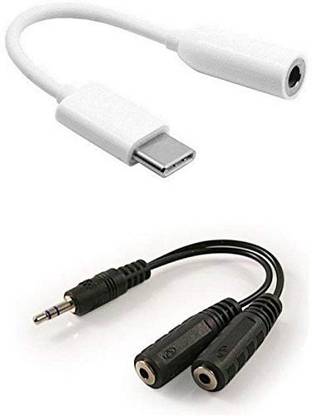 Technology Ahead RCA Audio Video Cable 3.5 m 3.5 mm Jack Headset Mic Audio Y Splitter Cable Microphone Headphone Adapter