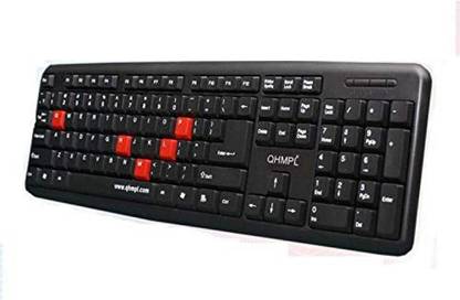 QUANTUM Qhm 7403 Wired USB Standard Desktop Keyboard Compatible with Desktop, Laptop, Mac